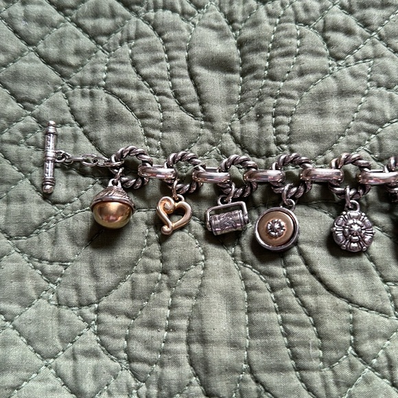 Brighton chunky bracelet with charms - Picture 4 of 5